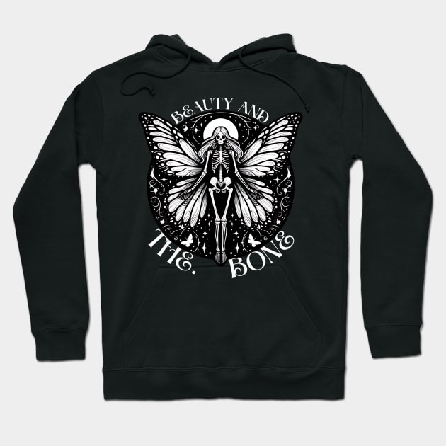 Fairycore Skeleton Fairy Hoodie by LionKingShirts